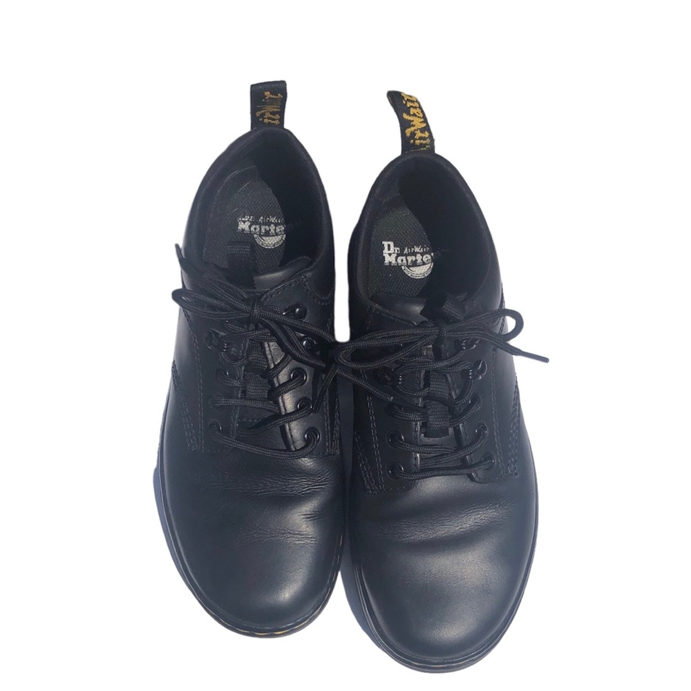 Dr Doc Martens Reeder Black Leather Lace Up Oxfords - Picture 5 of 12
